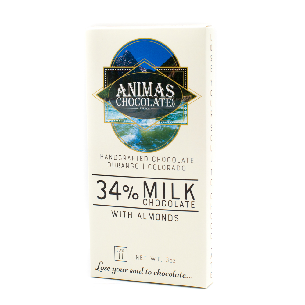 34% Milk Chocolate with Almonds