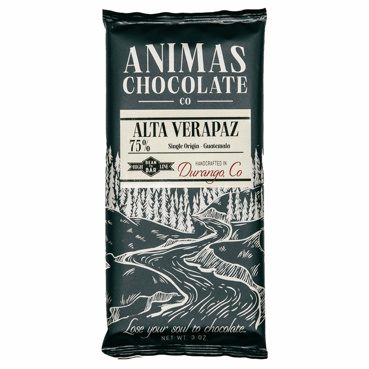 Highline Bar-Guatemala; Bean-to-Bar - Animas Chocolate Company