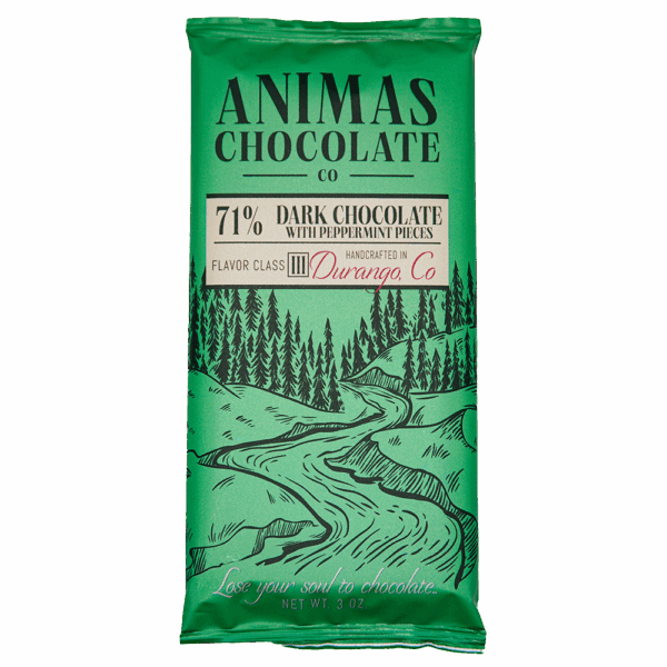 71% Dark Chocolate with Peppermint