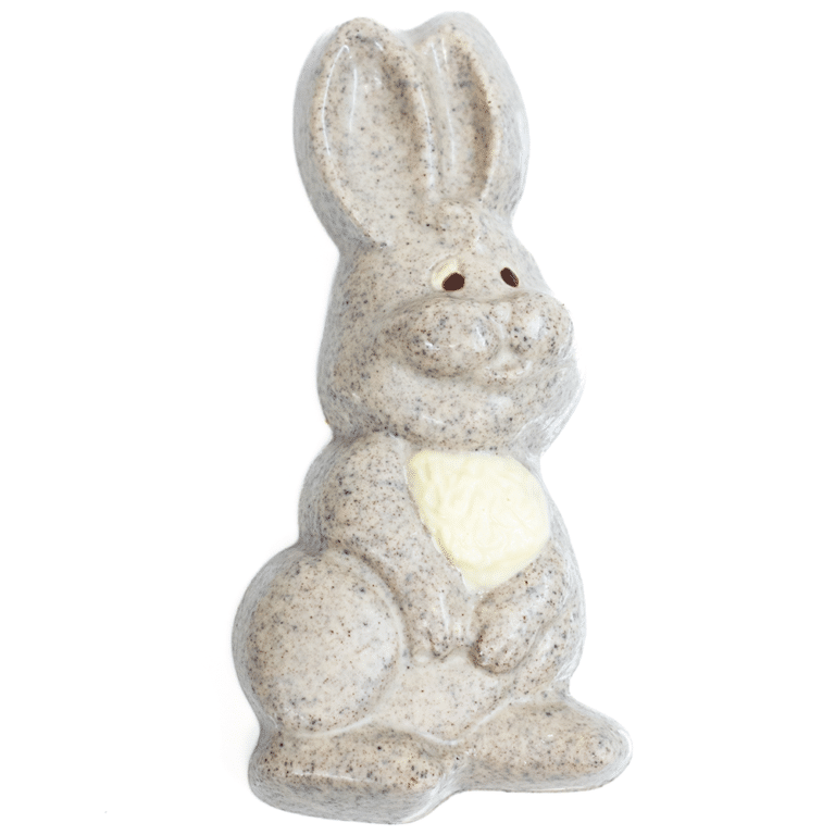 Solid Easter BunnyCookies 'n Cream Chocolate Animas Chocolate Company