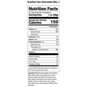Nutritional Information-Smelter Mix